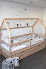 Woodisio Domčeková posteľ so zábranou ALMA