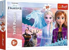 Trefl Puzzle 30 ks. - Odvaha sester - Frozen 2