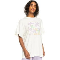 Roxy Dámské triko SWEET FLOWERS Oversize Fit ERJZT05469-WBK0 (Velikost L)