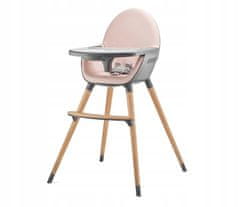 Kinderkraft Růžová židlička na krmení Kinderkraft FINI