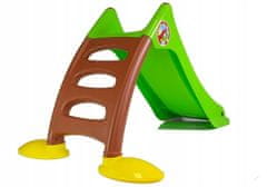 Lean-toys Zahradní skluzavka s žebříkem pro děti 424 zie