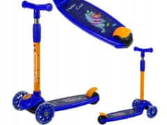 Lean-toys Tříkolka Balance Scooter Thin Glowing Ko