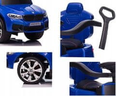 Lean-toys BMW SXZ2078 Odtlačovací hračka modrá