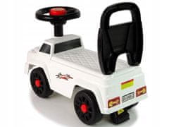Lean-toys Zádová opěrka pro vozidlo QX-5500- 2 klakson Bílá