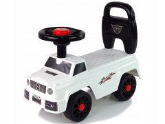 Lean-toys Zádová opěrka pro vozidlo QX-5500- 2 klakson Bílá