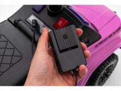 Lean-toys Baterie Vozidlo QLS-993 Růžová
