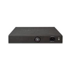 Planet FGSD-1022VHP PoE switch, 8x100, 2x1000-TP/SFP, LCD, VLAN, extend mód 10Mb do 250m, IEEE 802.3at<120W