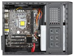 Chieftec MiniT UE-02B / 2x USB 3.0/ zdroj 250W/ černý