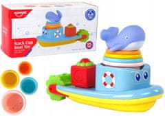 Lean-toys Sada vodních hraček Pyramid velrybí loď