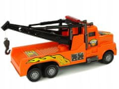 Lean-toys Auto Truck Remorkér Silniční pomoc 1:10 Lano P