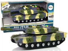 Lean-toys Vojenský tank 1:16 Camo Green Arrow Sound