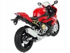 Lean-toys Model motocyklu BMW S1000RR Červené světlo zní
