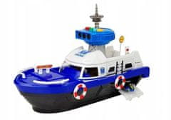 Lean-toys Policejní transport Lodž s auty, se zvukem
