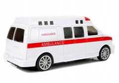 Lean-toys Ambulance Ambulance Powered Ambulance Siren Sound
