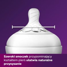 Avento Láhev Philips Avent Natural 260 ml 1m+ s antikolikovou úpravou SCF030/17