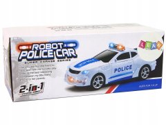 Lean-toys Policejní auto 2v1 Transformers Výstřely