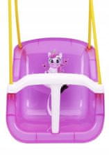 Lean-toys Pink Bucket Swing 8096