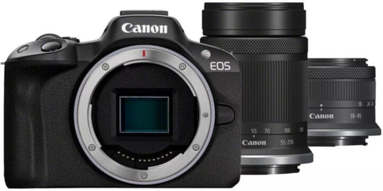 Levně Canon EOS R50 + 18-45 IS STM + 55-210 mm IS (5811C023)