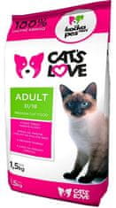 Cat´s love Adult kompletní krmivo pro kočky 1,5Kg