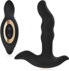 XSARA Rotační masažér prostaty a hráze anální vibrátor s rotujícími kuličkami - 75701842