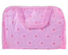 BabyBoom Kosmetická taška růžový květinový organizér