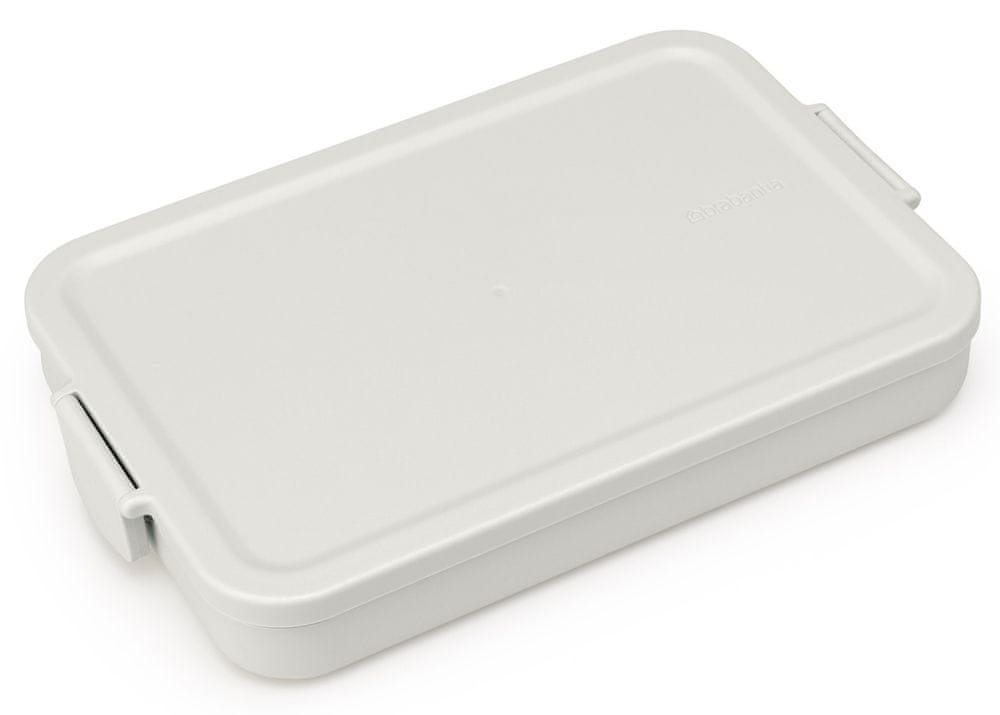 Levně Brabantia Krabička na oběd, plochá, plastová - Light Grey