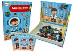 Lean-toys Magnetická kniha puzzle. Šatna. Kostýmy