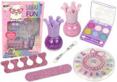Lean-toys Make-up kit, veselá lama, kosmetický kit