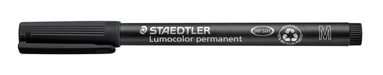 Staedtler Permanentní popisovač "Lumocolor 317 M", černá, 1 mm, OHP 317-9