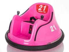 Lean-toys Vozidlo s růžovou baterií S2688