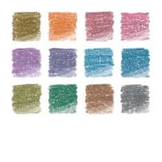 Staedtler Barevné pastelky "Design Journey", 12 různých metalických barev, šestihranné, 146M C12