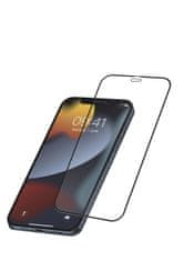 CellularLine Ochranné tvrzené sklo pro celý displej CAPSULE pro Apple iPhone 13 / 13 Pro, černé