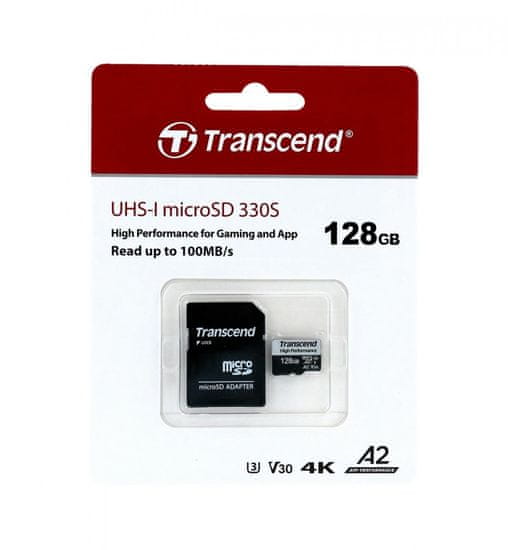 Transcend Paměťová karta High Performance 128GB micro SDXC 61909