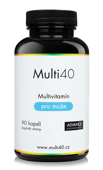 Advance nutraceutics ADVANCE Multi40 muži 90 kapslí - unikátní multivitamín 40 přírodních látek