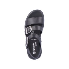 Remonte Dámské kožené sandály D0L50-00 černá, 42
