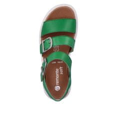 Remonte Dámské kožené sandály D0L50-52 zelená, 42