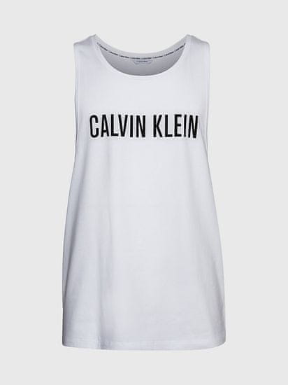 Calvin Klein Pánské plážové tílko KM0KM00837 YCD bílá - Calvin Klein