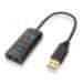 sluchátka Skiller SGH3, + USB externí zvuková karta
