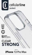 CellularLine Zadní čirý kryt s ochranným rámečkem Clear Duo pro Apple iPhone 13 Pro Max