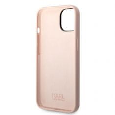 Karl Lagerfeld  Liquid Silicone Ikonik NFT Zadní Kryt pro iPhone 14 Plus Pink