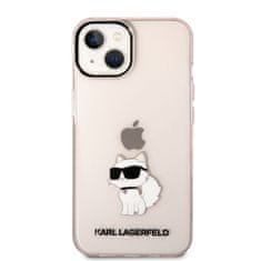 Karl Lagerfeld  IML Choupette NFT Zadní Kryt pro iPhone 14 Plus Pink