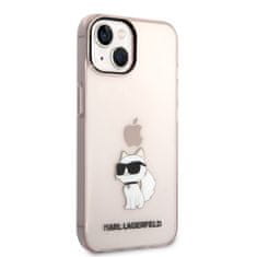 Karl Lagerfeld  IML Choupette NFT Zadní Kryt pro iPhone 14 Plus Pink