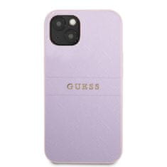 Guess  PU Leather Saffiano Zadní Kryt pro iPhone 13 mini Purple