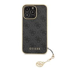 Guess  4G Charms Zadní Kryt pro iPhone 13 Pro Max Grey