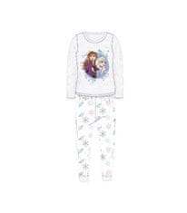 E plus M Dívčí pyžamo Ledové království - Bílé 98-128 cm 128