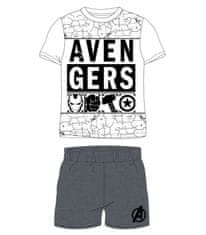 E plus M Dětské pyžamo Avengers - Bílé 134-164 cm