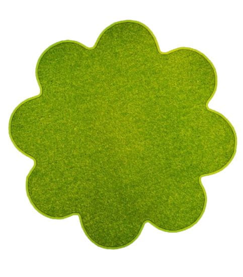 Vopi Kusový koberec Eton zelený květina