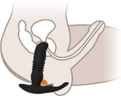 XSARA Posuvný masažér prostaty a varlat se dvěma motory na dálkové ovládání - 60 funkcí - 73350776