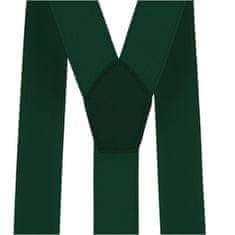 NANDY Klasické šle pro muže a ženy k na nošení s elegantním kalhotám - zelená