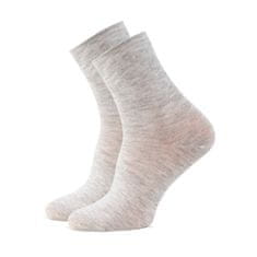 Aleszale 10x pánské hladké bavlněné ponožky MIX 40-43